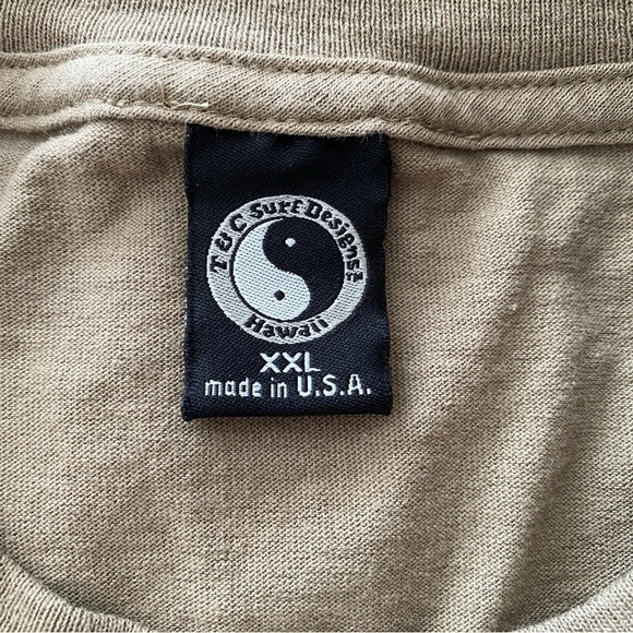 T&C Surf Designs Hawaii “Where We Roots” Tee Shirt Men 2XL XXL - Picture 5 of 7